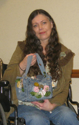 Rhonda Denny, Diamonds and Denim bag.